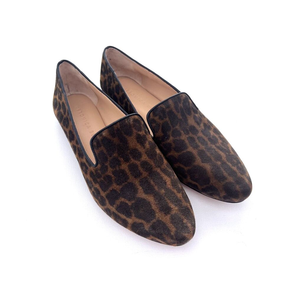 Veronica Beard Griffin Leopard Print Suede Loafers Women's Size 5M - Picture 3 of 10